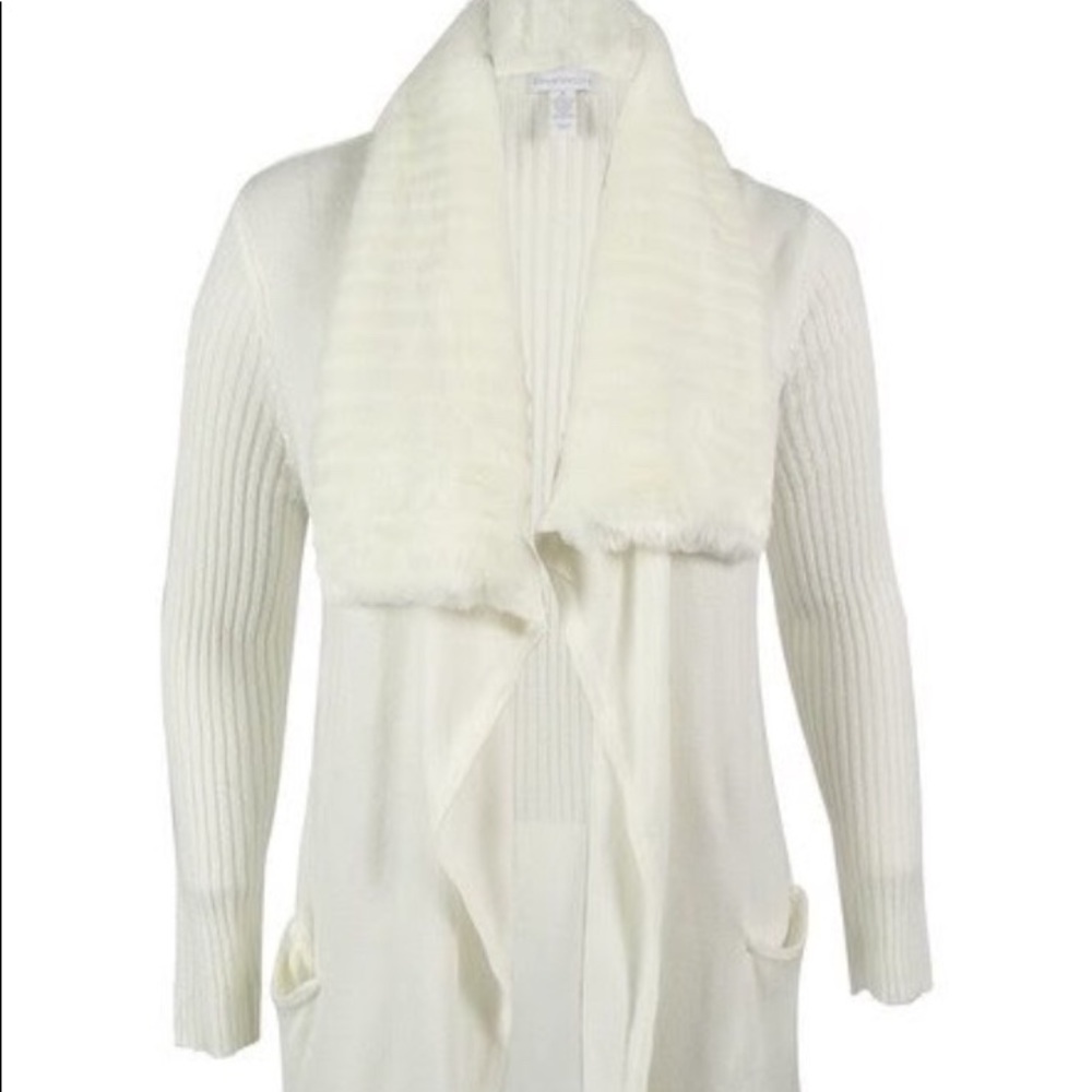 Charter Club Faux Fur Sweater